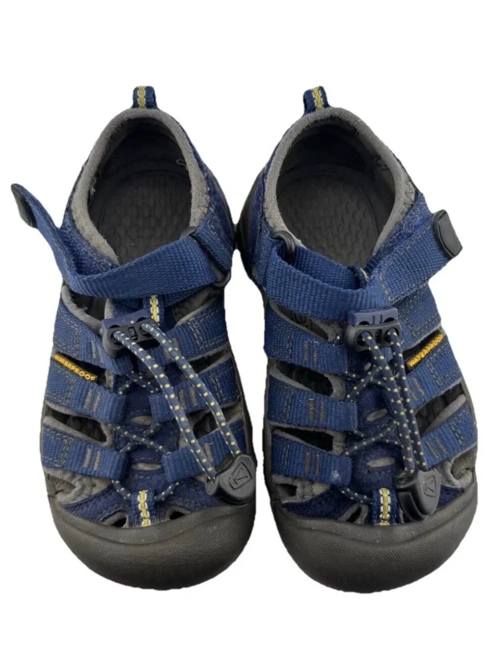 KEEN Newport H2 Waterproof Sandals Youth Size 10 Blue Hiking Water Shoes